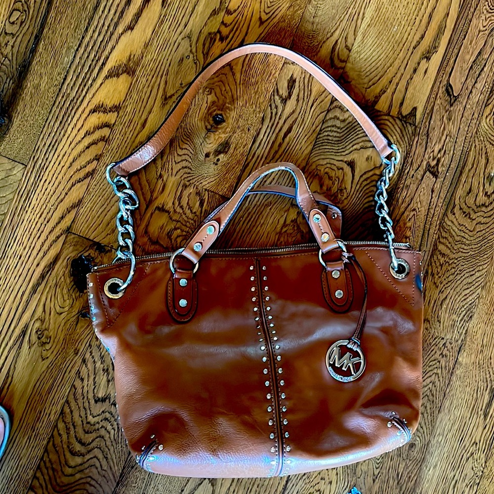 Used Michael Kors Caramel Leather